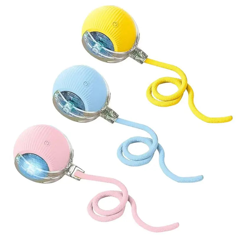 Interactive LED Pet Ball Toy – Rechargeable Light-Up Fun for Dogs & Cats
