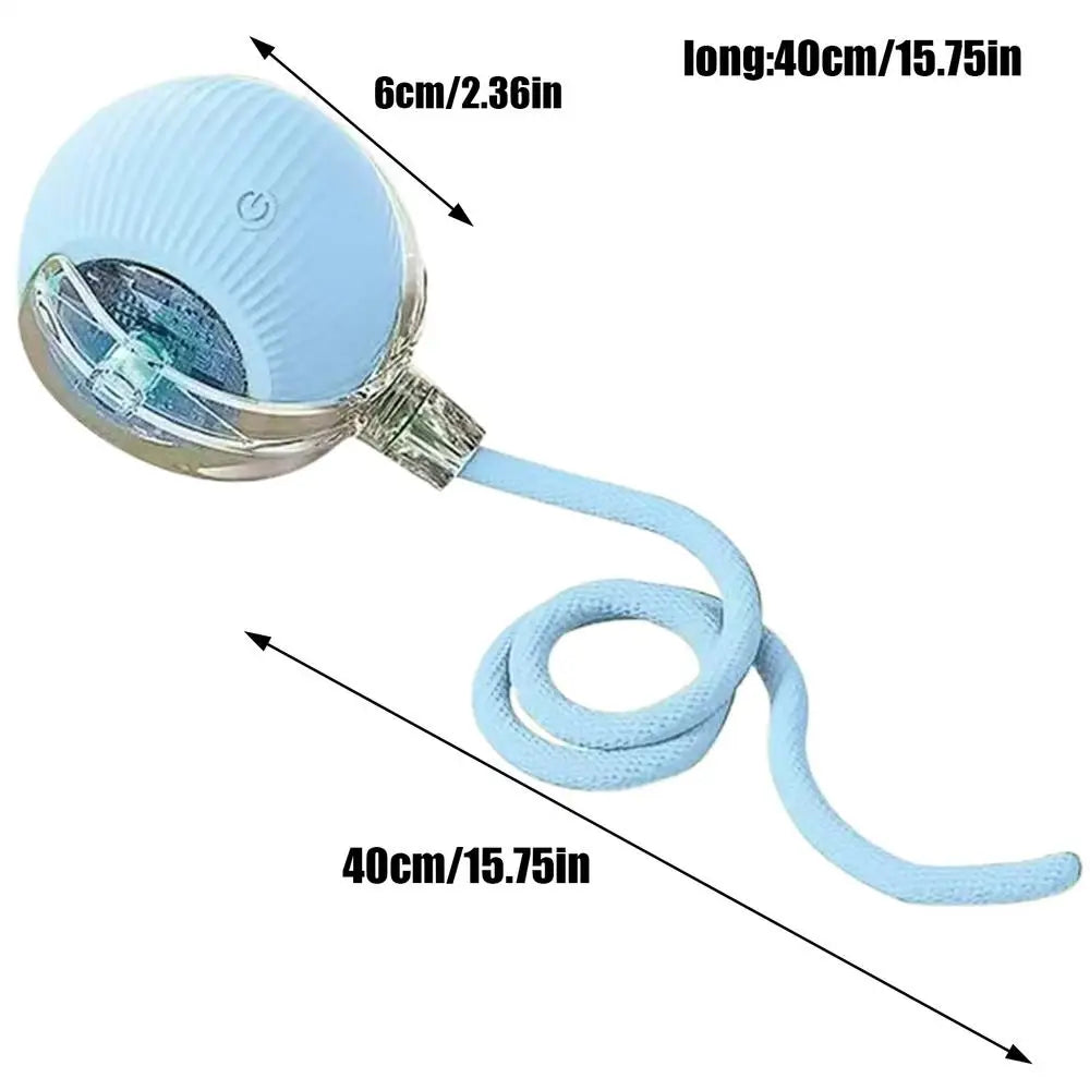 Interactive LED Pet Ball Toy – Rechargeable Light-Up Fun for Dogs & Cats