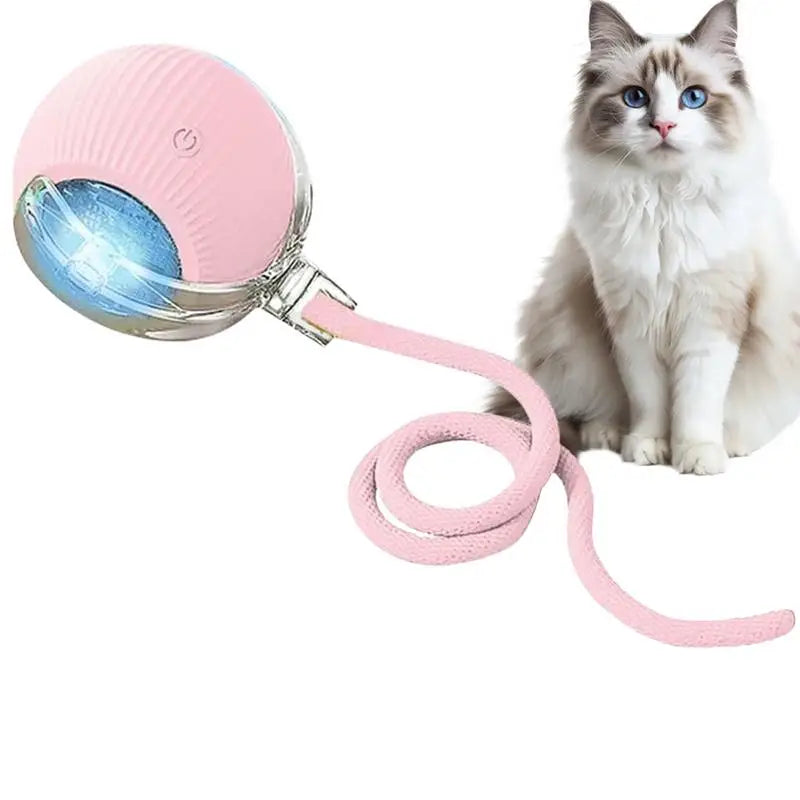 Interactive LED Pet Ball Toy – Rechargeable Light-Up Fun for Dogs & Cats