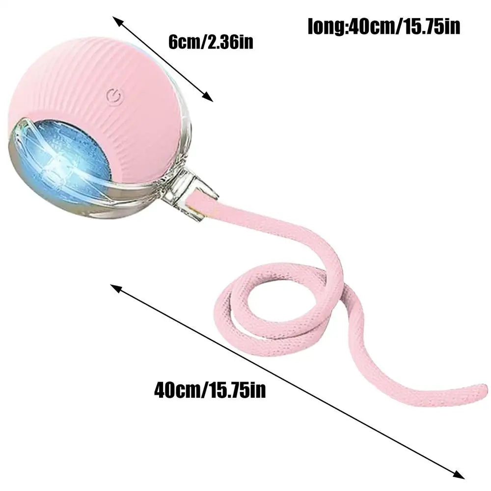 Interactive LED Pet Ball Toy – Rechargeable Light-Up Fun for Dogs & Cats